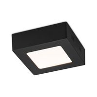 Light depot - LED plafondlamp Ska 12 vierkant - zwart - Outlet