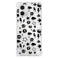 Extreme Case Motorola Moto G73 Silver Punk - thumbnail