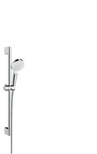 Hansgrohe Crometta doucheset waterbesparend met 2 standen handdouche en glijstang 65cm chroom