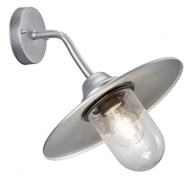 Trio wandlamp Brenta 32 cm 1 x E27 aluminium 40 watt zilver Trio wandlamp Brenta 32 cm 1 x E27 aluminium 40 watt zilver