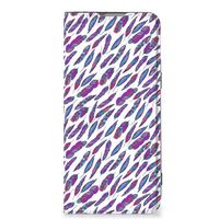 OnePlus Nord 2T Hoesje met Magneet Feathers Color - thumbnail