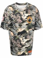 Heron Preston t-shirt en coton à imprimé camouflage - Vert - thumbnail