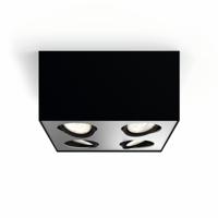 Philips Spotlamp Box 4-lichts zwart 5049430P0 - thumbnail