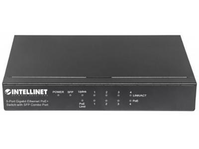 Intellinet 561174 netwerk-switch Gigabit Ethernet (10/100/1000) Zwart Power over Ethernet (PoE)