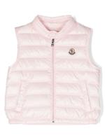 Moncler Enfant Bodywarmer met logopatch - Roze