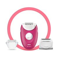 Braun Depilator Silk-épil 3 3-420 + Bikini Trimmer van Braun