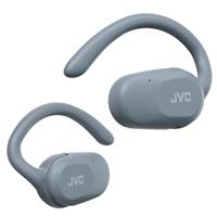 JVC HA-NP40T-A Nearphones True Wireless Open-Ear hoofdtelefoon met Pivot Motion oorhaak, 16 mm neodymium magneet, Bluetooth 5.4, 26 uur speeltijd, blauw
