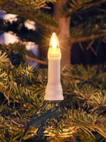 Konstsmide 1013-020 Kerstboomverlichting Buiten werkt op het lichtnet Aantal lampen 16 LED Warmwit Verlichte lengte: 12 m