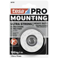 tesa Mounting PRO Ultra Strong 66792-00000-00 Montagetape Wit (l x b) 1.5 m x 19 mm 1 stuk(s) - thumbnail