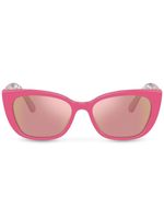 Dolce & Gabbana Eyewear lunettes de soleil Happy Garden à monture carrée - Rose - thumbnail