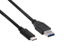 club3D USB-kabel USB 3.2 Gen1 (USB 3.0 / USB 3.1 Gen1) USB-C stekker, USB-A stekker 1.00 m Zwart CAC-1523