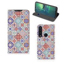 Motorola G8 Plus Standcase Tiles Color