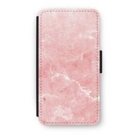 Roze marmer: iPhone XS Flip Hoesje