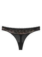 Marlies Dekkers string Carita orné de dentelle - Noir