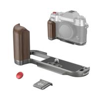 SMALLRIG X-T50 Handgreep, Houten L-shape Handle voor FUJIFILM X-T50 Camera, Ingebouwde Quick Release Plaat voor Arca, met Sluiterknop en Hot Shoe Cover, Houtskool Zilver - 4736