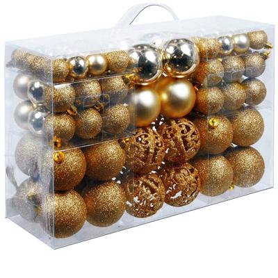 Lifetime Kerstballen set - 100 ballen - Plastic / Kunststof | Goud Lifetime Kerstballen set - 100 ballen - Plastic / Kunststof | Goud