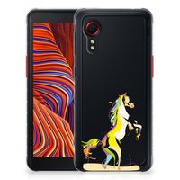 Samsung Galaxy Xcover 5 Telefoonhoesje met Naam Horse Color - thumbnail