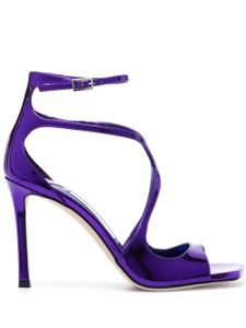 Jimmy Choo sandales Azia 95 en cuir 100 mm - Violet