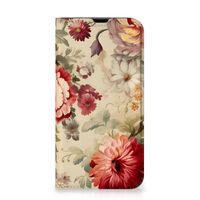 Smart Cover voor iPhone 13 Pro Bloemen - thumbnail