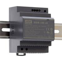 Mean Well HDR-100-24N DIN-rail netvoeding 24 V/DC 4.2 A 100.8 W Aantal uitgangen: 1 x Inhoud: 1 stuk(s) - thumbnail