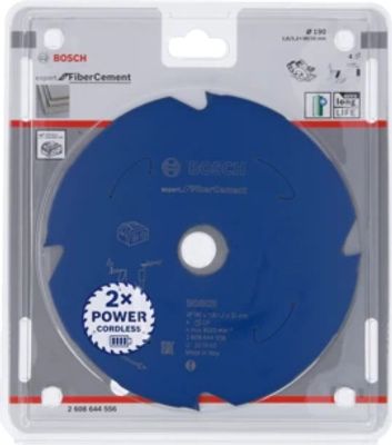 Bosch Accessories Bosch Power Tools 2608644556 Cirkelzaagblad 190 x 30 mm Aantal tanden: 4 1 stuk(s)