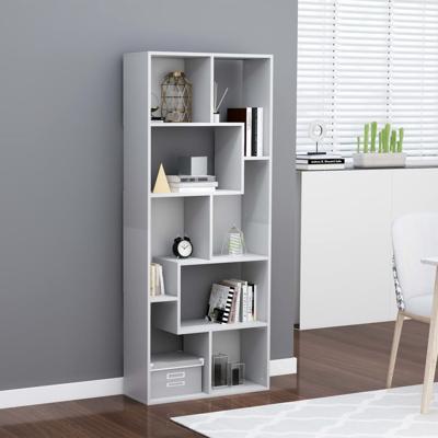 vidaXL Boekenkast 67x24x161 cm spaanplaat grijs