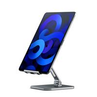 SATECHI Aluminium Desktop Standaard - Verstelbare Tablet Houder Met Beschermende Handgrepen - Compatibel Met Alle iPad En Tablet Modellen, iPad Pro M2/M1,iPad Air M1,iPad Mini, iPhones 16/15/14/13/12