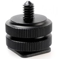 Caruba hotshoe adapter - Universal hotshoe naar 1/4inch male schroefdraad