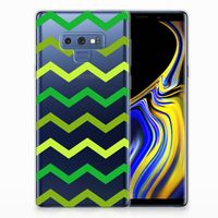 Samsung Galaxy Note 9 TPU bumper Zigzag Groen - thumbnail