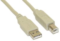 InLine 34505H USB-kabel 0,5 m USB A USB B Beige - thumbnail