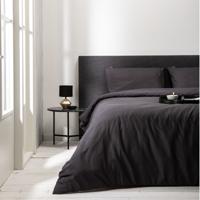 Fresh & Co Hotel Uni - Antraciet Dekbedovertrek  - 200 x 220 2-persoons (200 x 220 cm + 2 kussenslopen) Dekbedovertrek