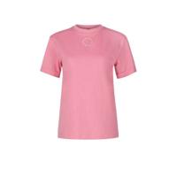 Eksept by Shoeby roze T-shirt Real met tekst