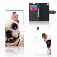 Sony Xperia Z3 Telefoonhoesje met Pasjes Franse Bulldog