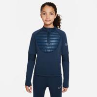 Nike Trainingsshirt Therma-FIT Academy Drill Winter Warrior - Blauw/Zilver Kinderen