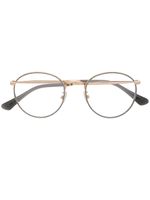 Jimmy Choo Eyewear lunettes de vue à monture ronde - Or - thumbnail