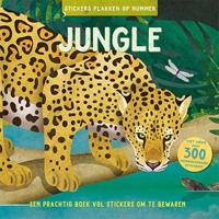 Stickers plakken op nummer - Jungle: Een prachtig boek vol stickers om te bewaren