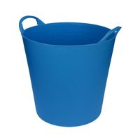 Flexibele emmer/wasmand/kuip blauw 20 liter