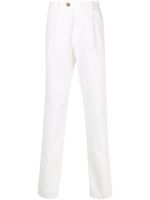 Brunello Cucinelli pantalon chino droit - Blanc