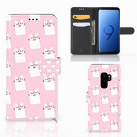 Samsung Galaxy S9 Plus Telefoonhoesje met Pasjes Sleeping Cats