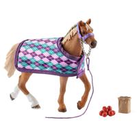 Schleich Horse Club Engelse volbloed met deken - thumbnail