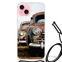 iPhone 15 Plus Anti-shock Hoesje met foto Vintage Auto - thumbnail