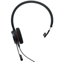 Jabra Evolve 20 UC Mono Headset Bedraad Hoofdband Kantoor/callcenter USB Type-A Zwart - thumbnail