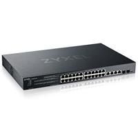 Zyxel 24-poorts 2.5G Multi-Gig Lite-L3 Smart Managed Switch met 6-poorts 10G Uplink (4 koper/2 SFP+) [XMG1930-30].