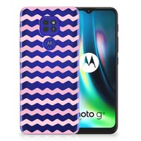 Motorola Moto G9 Play | E7 Plus TPU bumper Waves Roze - thumbnail