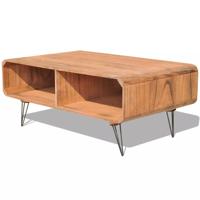 vidaXL Salontafel 90x55,5x38,5 cm massief paulowniahout bruin