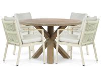 Coco Sevilla/Sand City 120 cm dining tuinset 5-delig