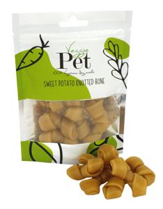 VEGGIE PET SWEET POTATO KNOTTED BONE 100 GR