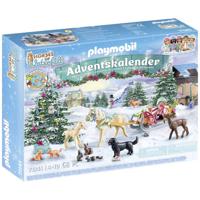 Playmobil Horses of Waterfall Adventskalender paarden: Kerstslee rit 71345 - thumbnail