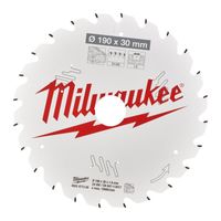 Milwaukee Accessoires Cirkelzaagblad P W 190x30x1,6x24ATB - 4932471300 - thumbnail