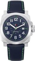 Horlogeband Tommy Hilfiger 679300962 / 1710159 / TH-55-1-14-0723 Leder Zwart 24mm - thumbnail